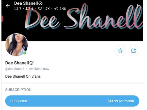 dee shanell onlyfans